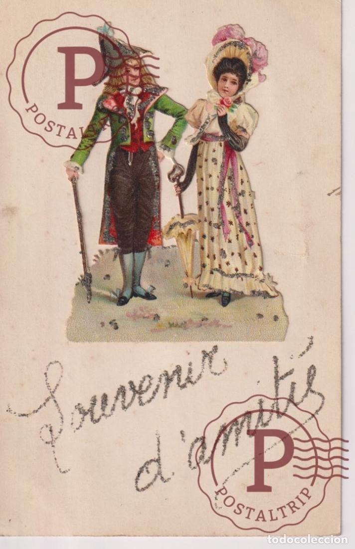 Cartes Postales: SOUVENIR DAMITIE. FANTASIE. FANTASIA. MIRE ESCAN