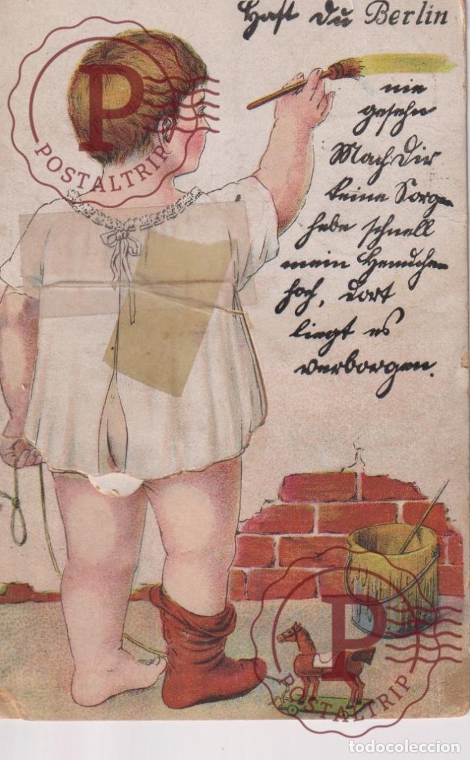 Postkarten: ALEMANIA Deutschland GERMANY. SYSTEME KINDER. NI&Ntilde;O. FANTASIA. FANTASIE. SEE SCAN.