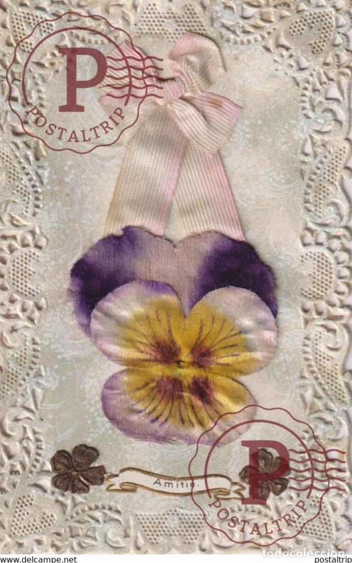Postales: Amiti&eacute; TROQUELADO DIE CUTTING D&Eacute;COUPE FANTAS&Iacute;A FANTAISIE FANTASY
