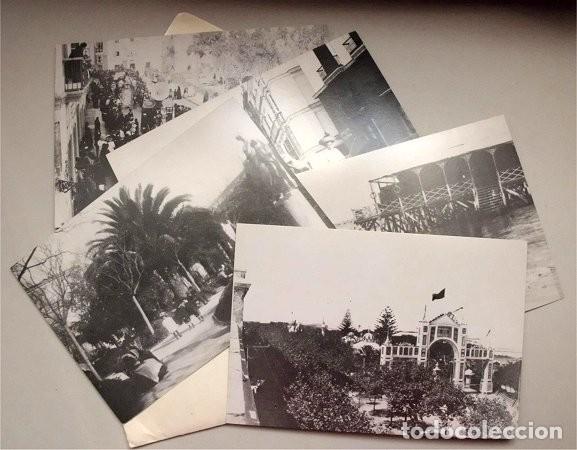 Postales: Colecci&oacute;n 8 postales de las fotograf&iacute;as antiguas de C&aacute;diz realizadas por Ram&oacute;n Mu&ntilde;oz (C&aacute;diz 1900)