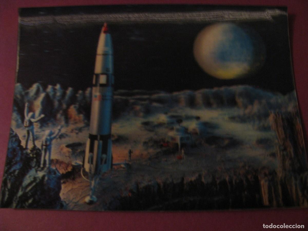 Postales: POSTAL LENTICULAR 3D. NAVE ESPACIAL. NASA. ESCRITA 1969.