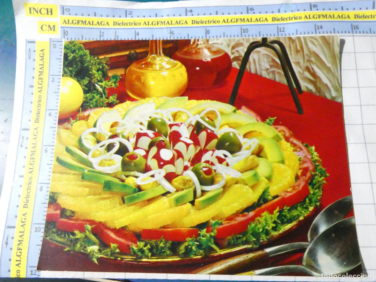 Postales: POSTAL GASTRONOM&Iacute;A RECETAS ESPA&Ntilde;A. A&Ntilde;O 1972 PROPAGANDA ACEITE DE OLIVA INSTITUTO PRODUCTOS OLIVO 728