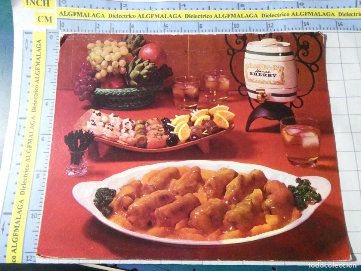 Postales: POSTAL GASTRONOM&Iacute;A RECETAS ESPA&Ntilde;A. A&Ntilde;O 1972 PROPAGANDA ACEITE DE OLIVA INSTITUTO PRODUCTOS OLIVO 734