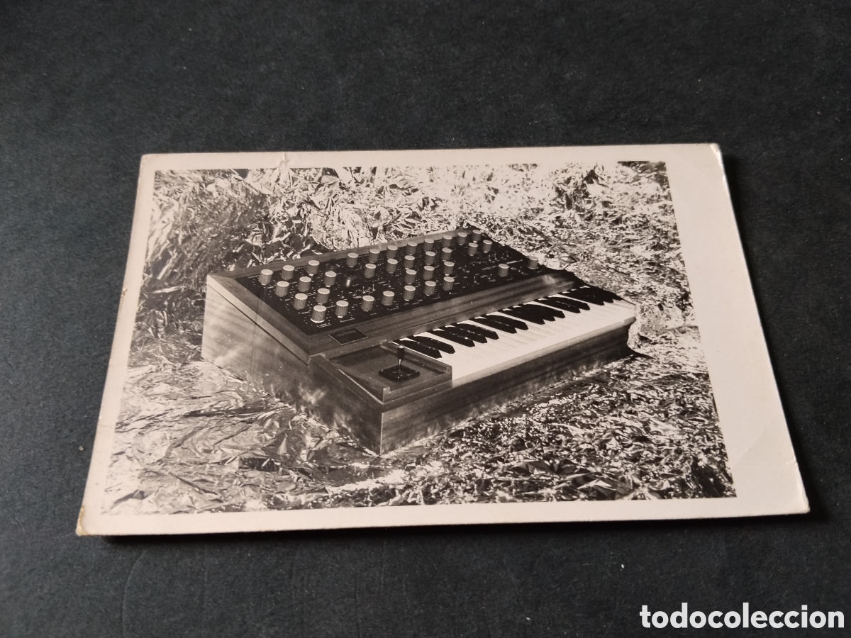 Postales: Postal o tarjeta sintetizador minimoog