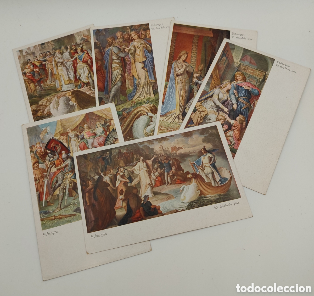 Postales: 6 POSTALES EDICION ALEMANA / OPERA DE RICHARD WAGNER , LOHENGRIN / SIN FRANQUEAR