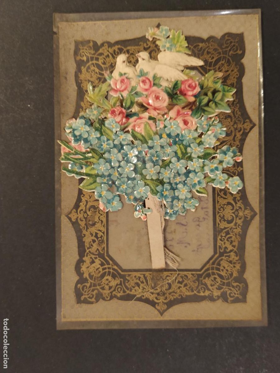 Postales: POSTAL ANTIGUA CON RELIEVE Y MOVIBLE -VER FOTOS-(116.451)