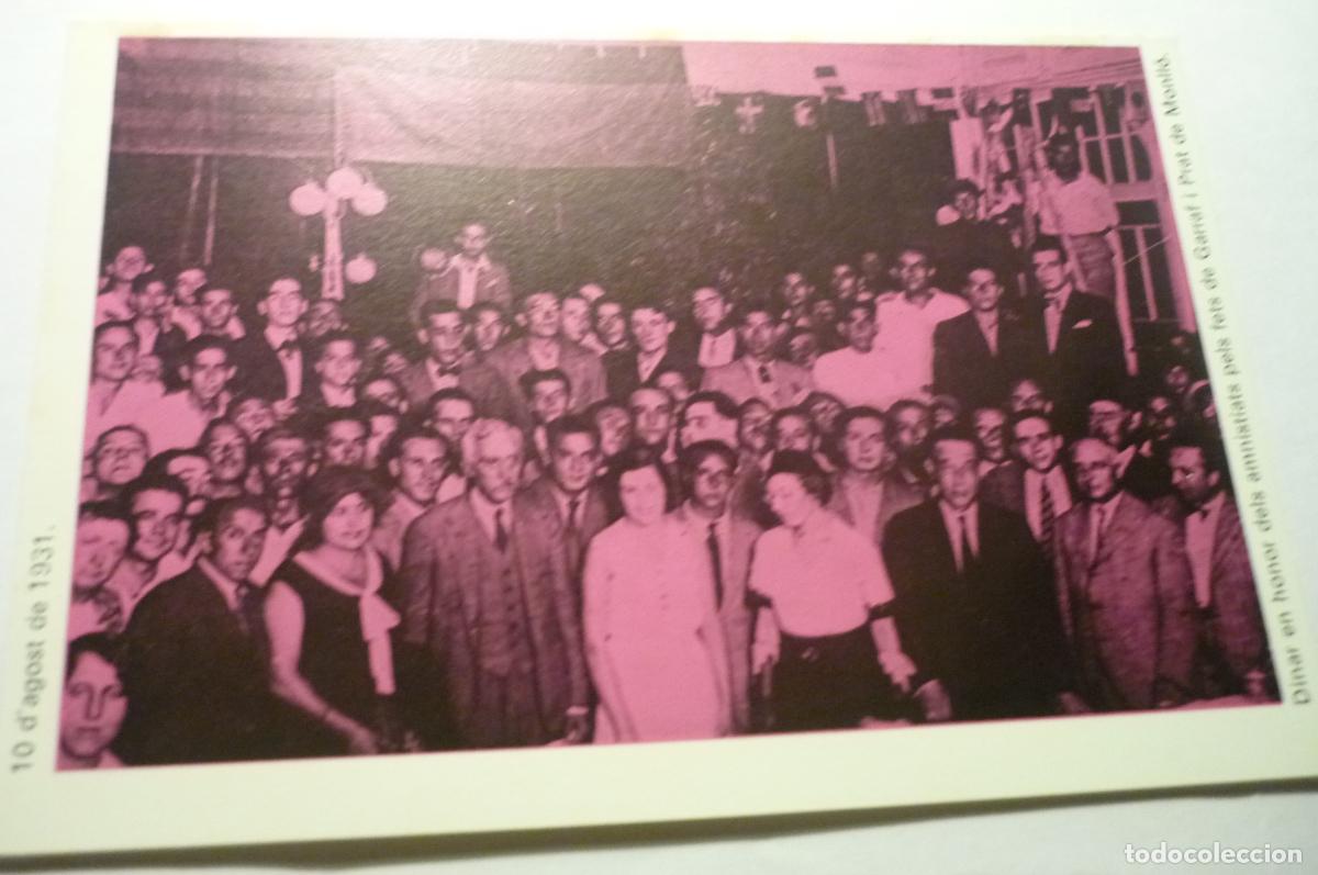 Postales: postal politica 1031.-comida honor amnistiados hechos garraf y prat de monllo cm