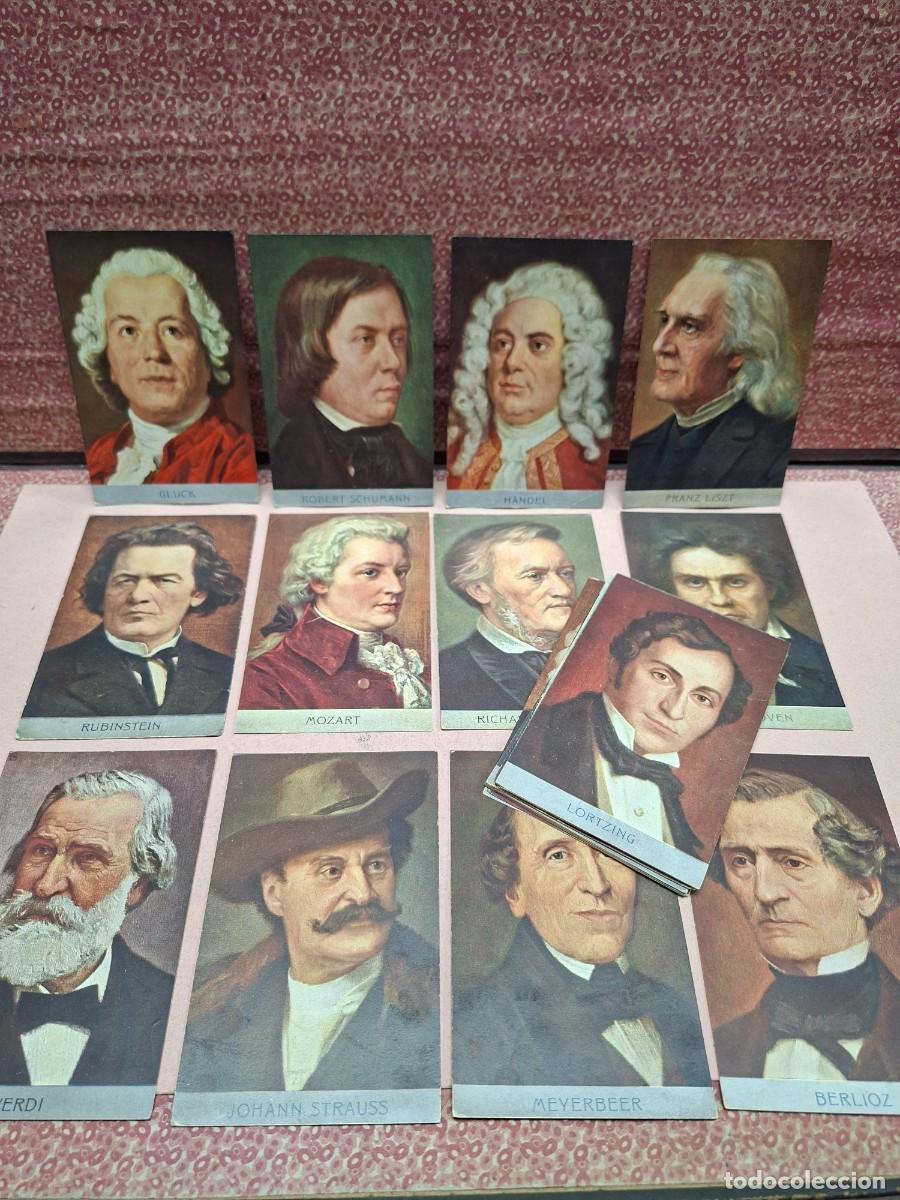 Postales: LOTE COLECCION POSTALES MUSICOS COMPOSITORES MUSICA CLASICA
