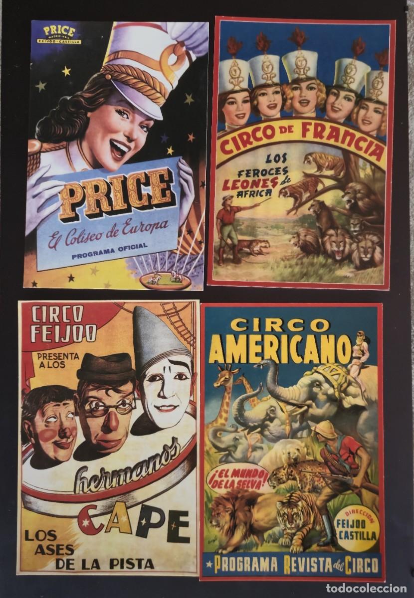 Postales: 4 POSTALES EXPOSICION EL CIRCO - Foto 1