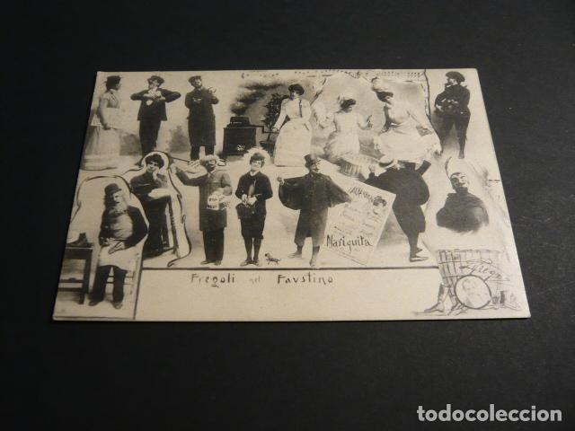 Postales: POSTAL DE LEOPOLDO FREGOLI MAGO MAGIA ILUSIONISMO TRANSFORMISTA CIRCO REVERSO SIN DIVIDIR