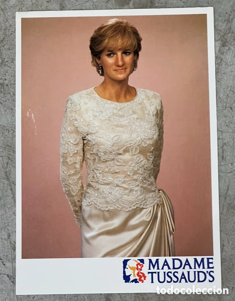 Postales: Postal. Diana. Princess of Wales. Madame Tussauds. London. UK. A&ntilde;os 90.