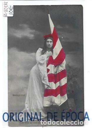 Postales: (PS-80818)POSTAL CATALANISTA-ELS ULLS AL CEL y AL COR NOSTRA BANDERA