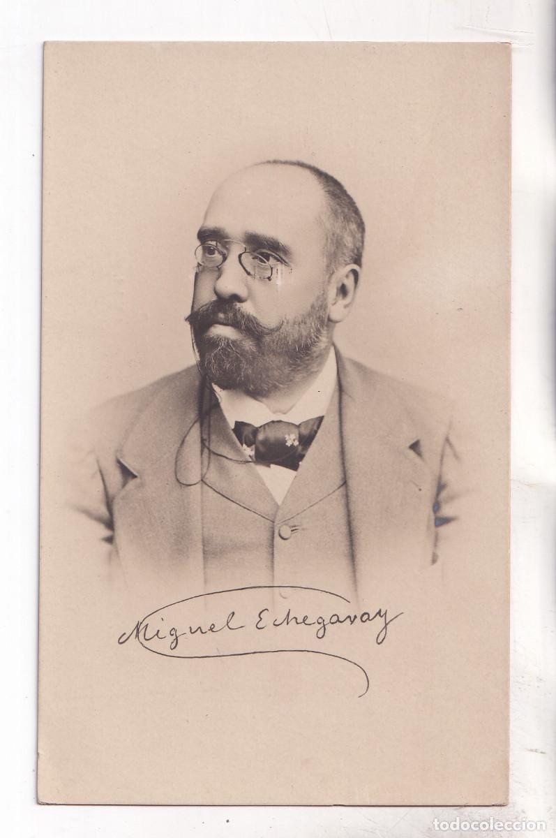 Postales: POSTAL. MIGUEL ECHEGARAY. COMEDI&Oacute;GRAFO. QUINTANAR DE LA ORDEN, TOLEDO. G&Eacute;NERO CHICO
