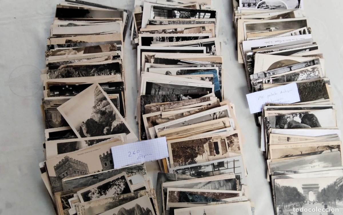 Postales: CAJA CON APROX 260 POSTALES ANTIGUAS DE ESPA&Ntilde;A VARIADAS Y 140 EXTRANJ. MUCHAS FRANCIA OPORTUNIDAD