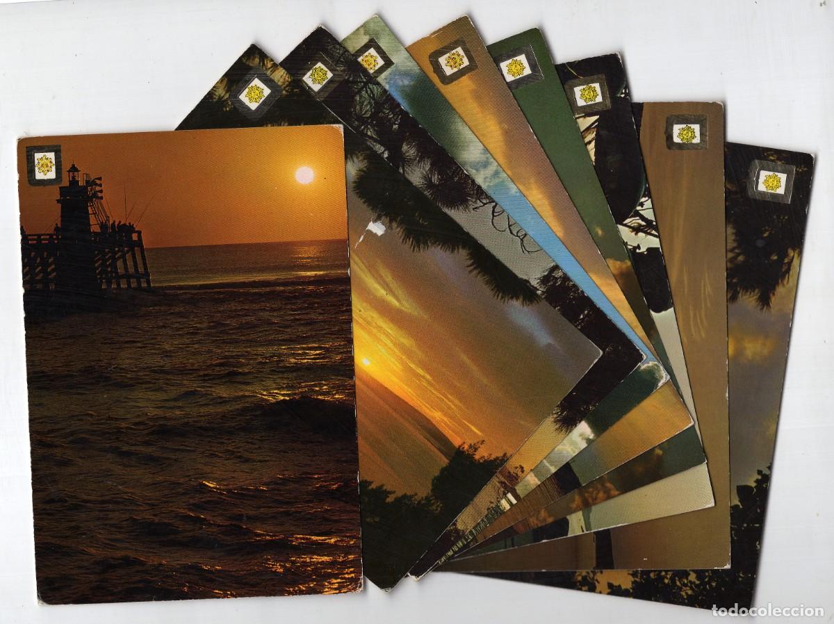 Postales: Lote de 9 postales IMAGENES ESCUDO DE ORO serie &rdquo;contraluz&rdquo; -Escudo de Oro-