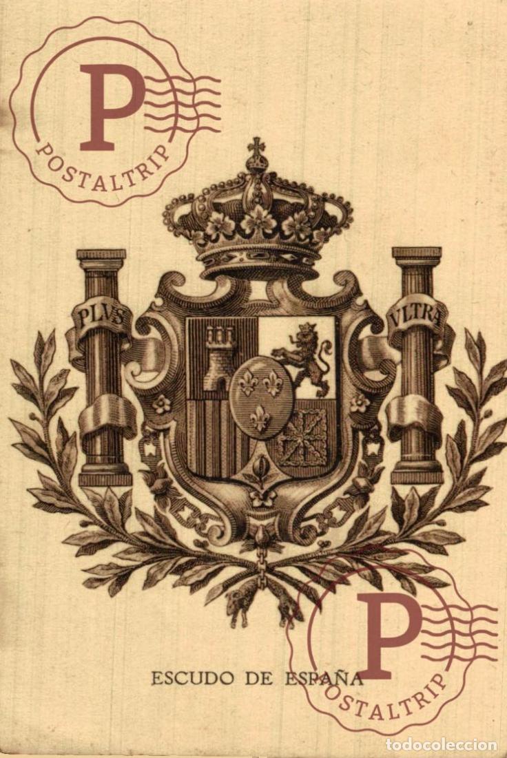 Postais: ESPA&Ntilde;A. ESCUDO. Blason de l&rsquo;Espagne. BLAZON SPAIN
