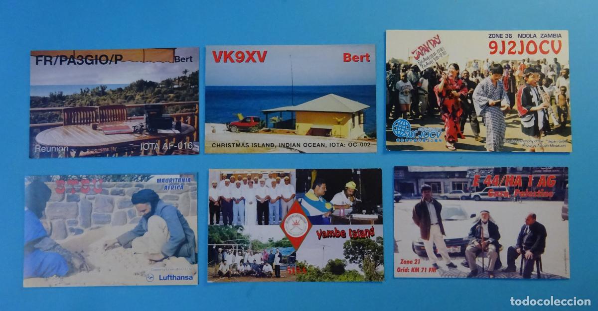 Postais: SEIS TARJETAS RADIOAFIONADOS &Aacute;FRICA