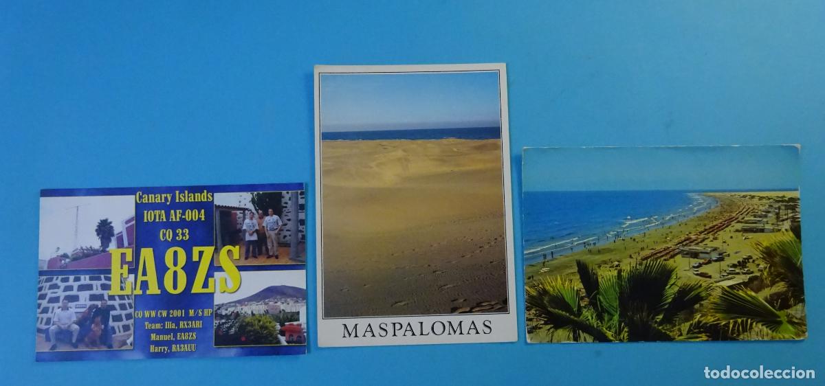 Cartes Postales: TRES TARJETAS RADIOAFIONADOS CANARIAS