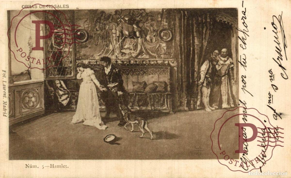 Postales: Postal Laurent: Hamlet Rosales.