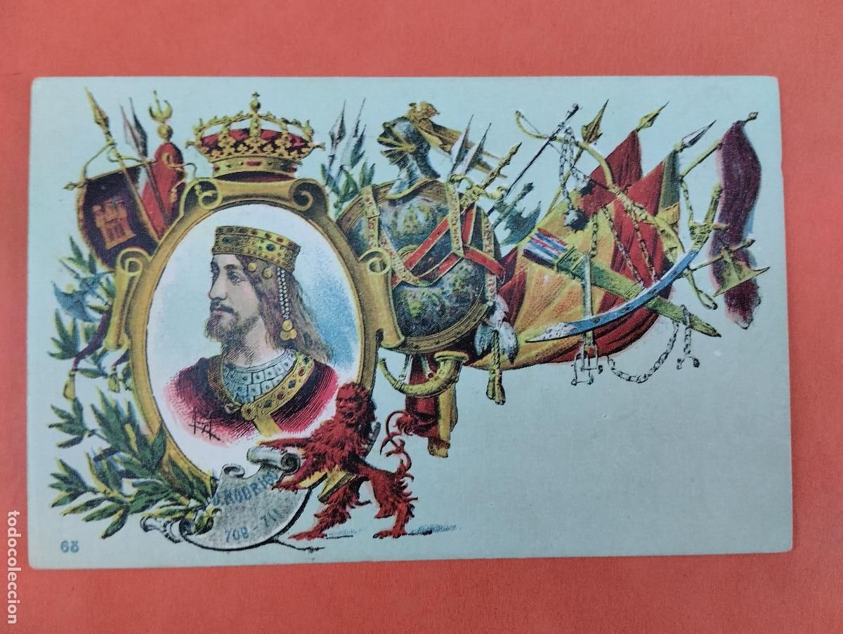 Postales: TARJETA POSTAL CALLEJA N&ordm; 63, REY D.RODRIGO 709-711