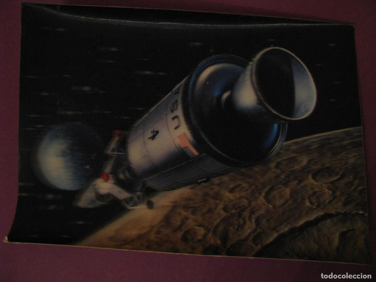 Postales: POSTAL LENTICULAR 3D. NAVE ESPACIAL. NASA.