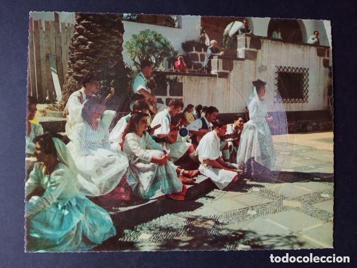 Postales: TARJETA POSTAL SONORA FONOSCOPE - TRAJES TIPICOS DE CANARIAS