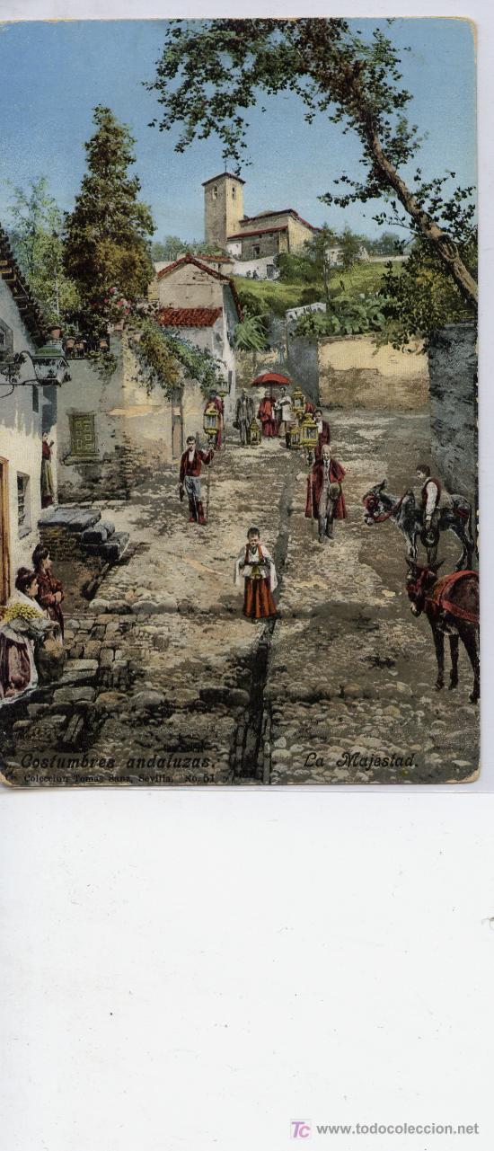 Postales: COSTUMBRES ANDALUZAS - Foto 1
