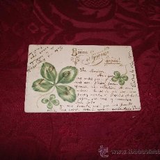 Postales: 1902 BONNE ET HEUREUSE ANNEE,GESTZLICH GESCHUTZT ERIKA