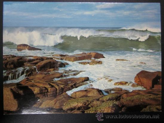 Postales: GALICIA, ROMPEOLAS EN LA COSTA - REF.: S-640 - Foto 1