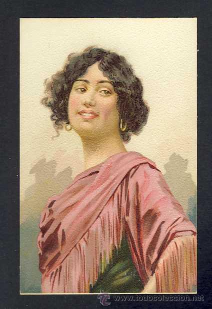 Postales: Postal ilustrada: Mujer (num.1317) - Foto 1