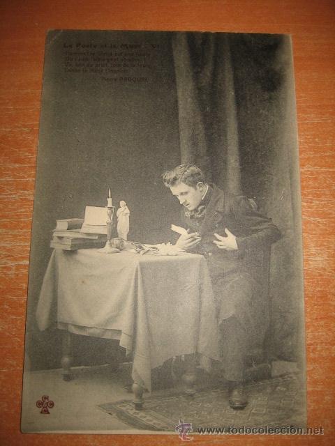 Postales: LE POETE ET LA MUSE  POSTAL SIN DIVIDIR - Foto 1