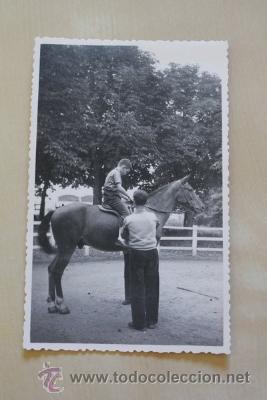 Postales: Postal. Ni&ntilde;o a caballo. Mimosa. - Foto 1