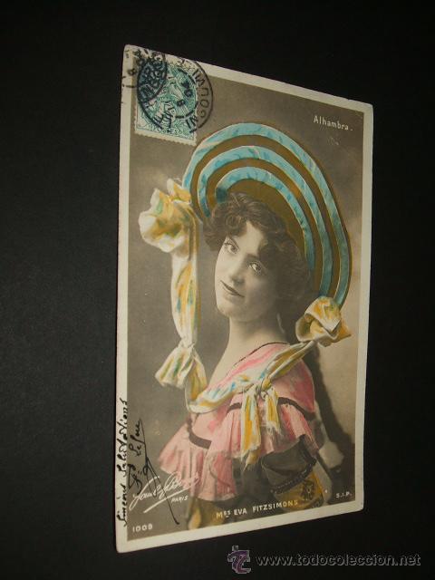 Postales: EVA FITZSIMONS POSTAL ACTRIZ PPIOS SIGLO XX - Foto 1