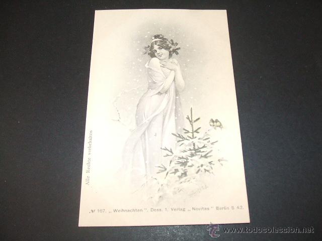Postales: NAVIDAD POSTAL ILUSTRADA ANTERIOR A 1905 - Foto 1