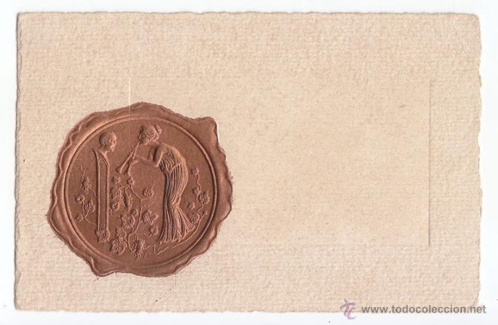 Postales: PRECIOSA POSTAL MODERNISTA EN RELIEVE. SIN CIRCULAR. - Foto 1