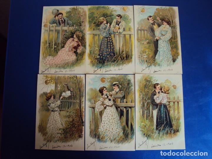 Postales: (PS-52185)LOTE DE 6 POSTALES ILUSTRADAS - Foto 1