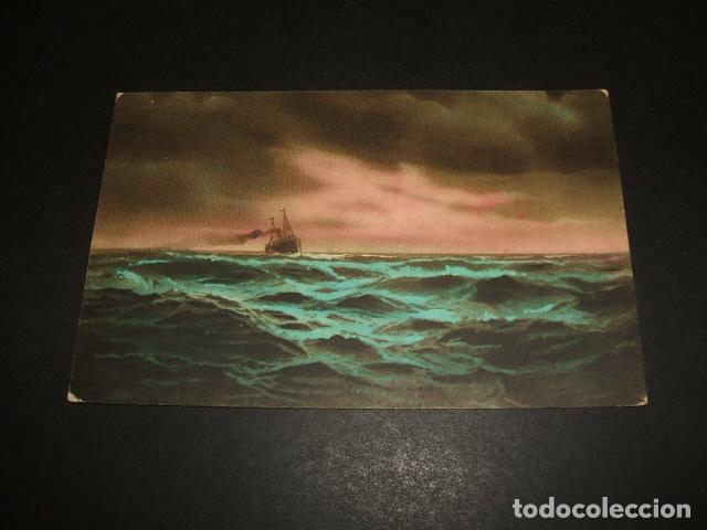 Postales: BARCO EN ALTA MAR POSTAL - Foto 1
