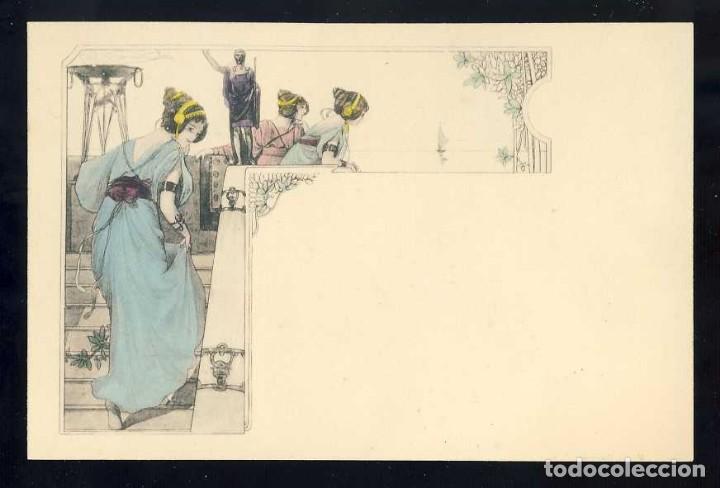 Postales: Postal ilustrada modernista (Vienne) - Foto 1
