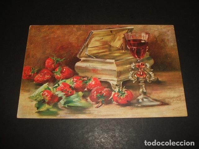 Postales: FRESAS POSTAL ILUSTRADA - Foto 1