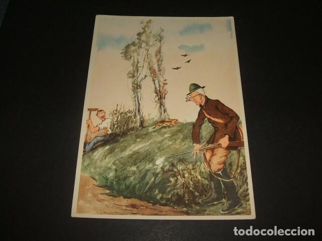 Postales: CAZADOR POSTAL COMICA ILUSTRADA - Foto 1