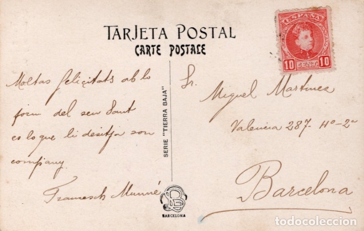Postales: teatre. luis bartrina. e. borr&aacute;s i c. oria - Foto 2
