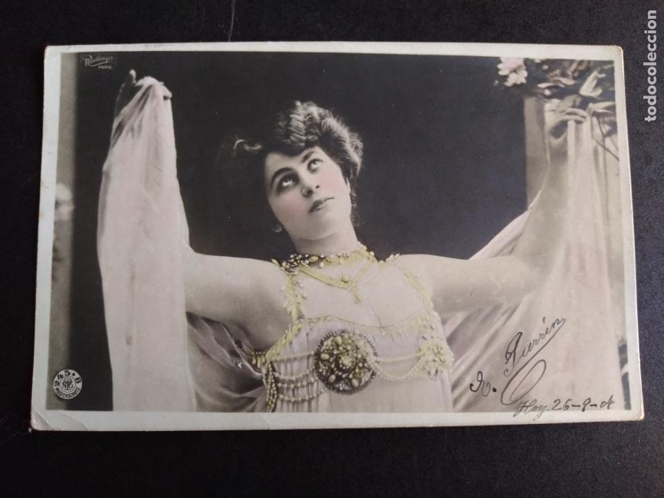 Postales: POSTAL MUJER ELEGANTE - Foto 1