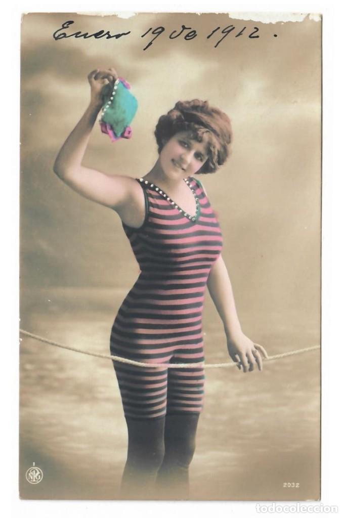 Postales: RETRATO DE MUJER &diams; 1912 - Foto 1