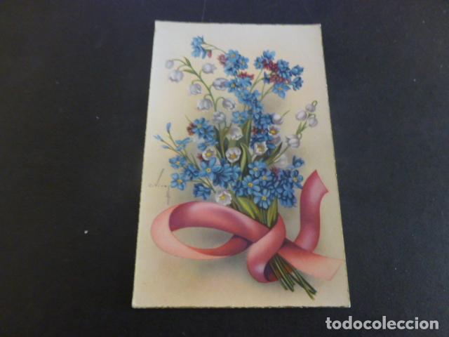 Postales: RAMO DE FLORES POSTAL C. VIVES ILUSTRADOR - Foto 1