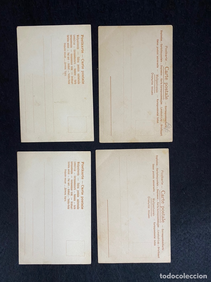 Postales: Raphael kirchner 4 postales - Foto 2