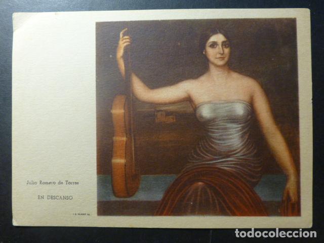 Postales: JULIO ROMERO DE TORRES EN DESCANSO - Foto 1