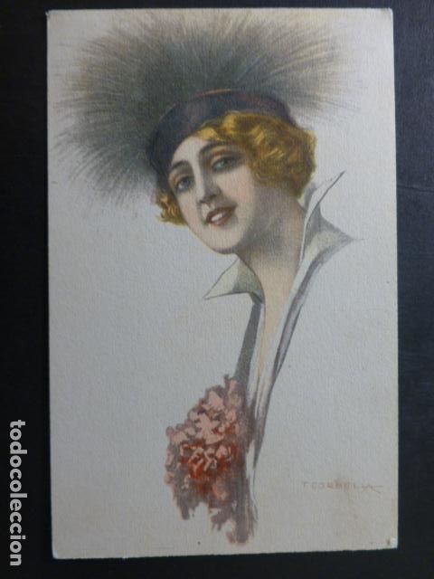 Postales: CORBELLA ILUSTRADOR POSTAL ART DECO MUJER - Foto 1