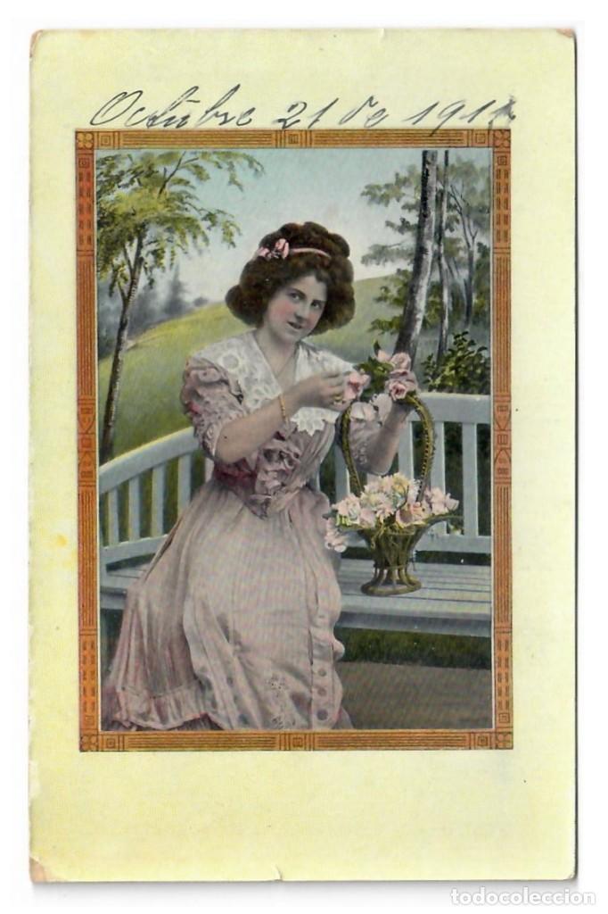 Postales: RETRATO DE MUJER &diams; 1911 - Foto 1