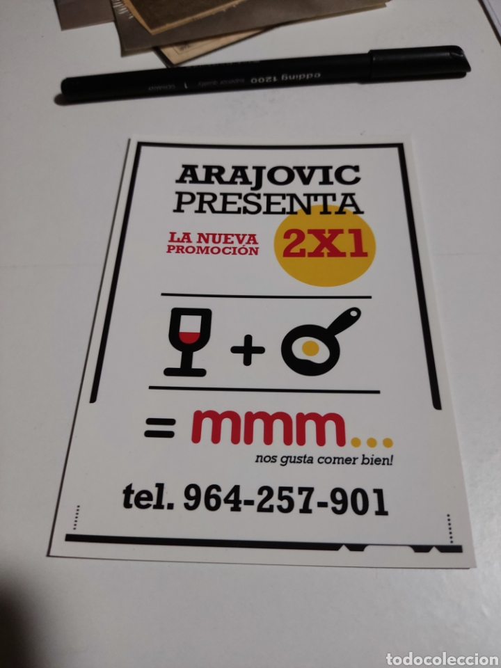 Postales: Postal arajovic comer Castell&oacute;n - Foto 1