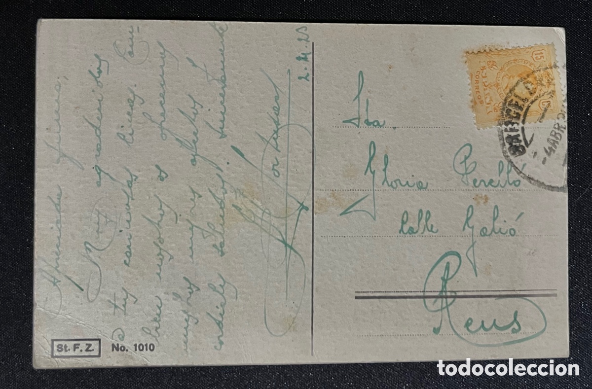 Postales: POSTAL DE FLORES - GALBUSERA - CIRCULADA EN 1921 - Foto 2